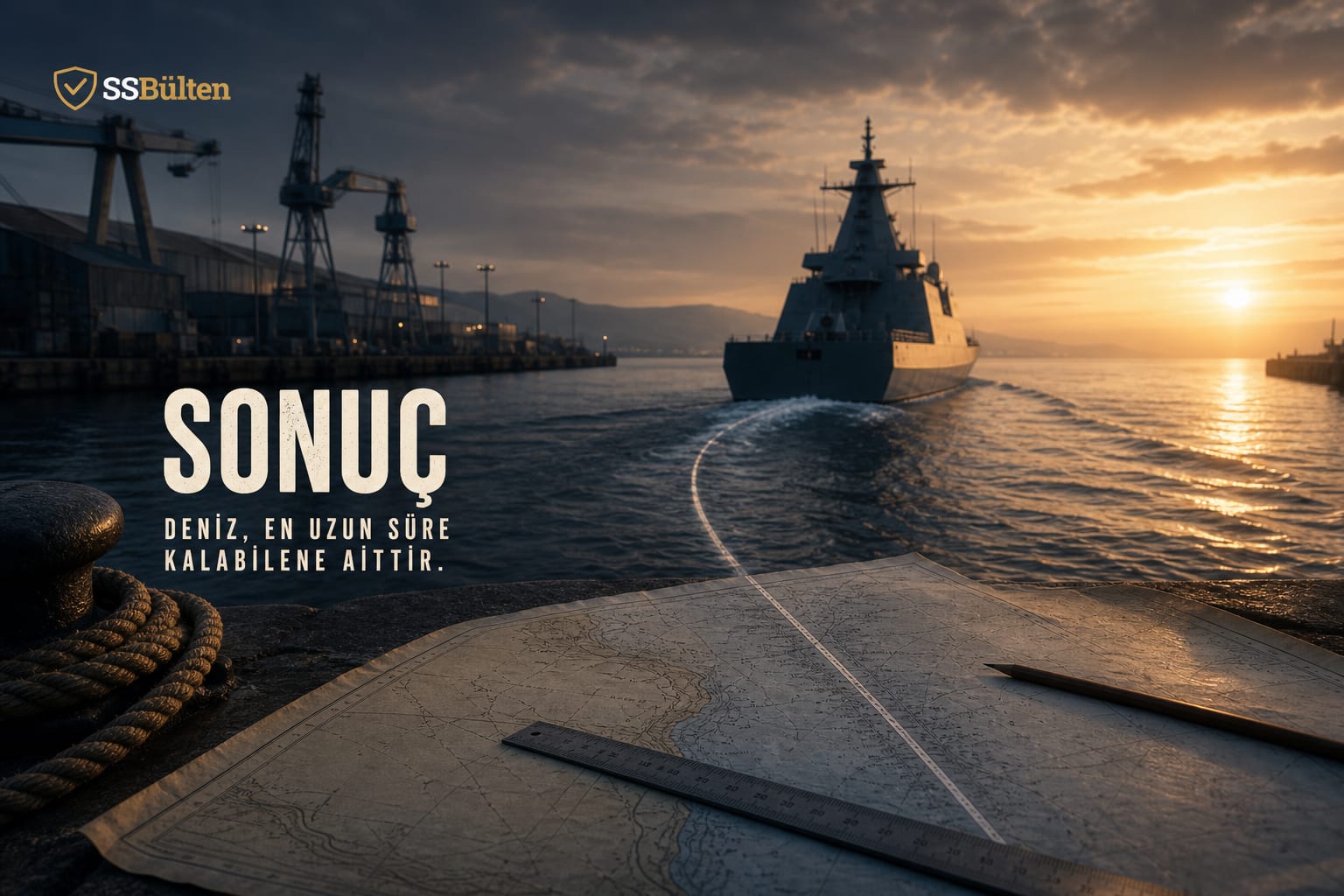 Sonuç: çizginin haritadan denize ve tersaneye uzanan yolculuğu