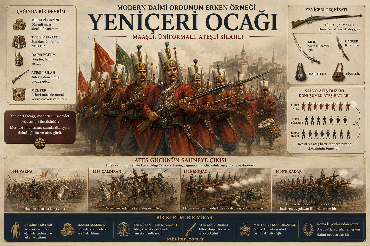 Yeniçeri Ocağı: modern daimî ordunun erken örneği