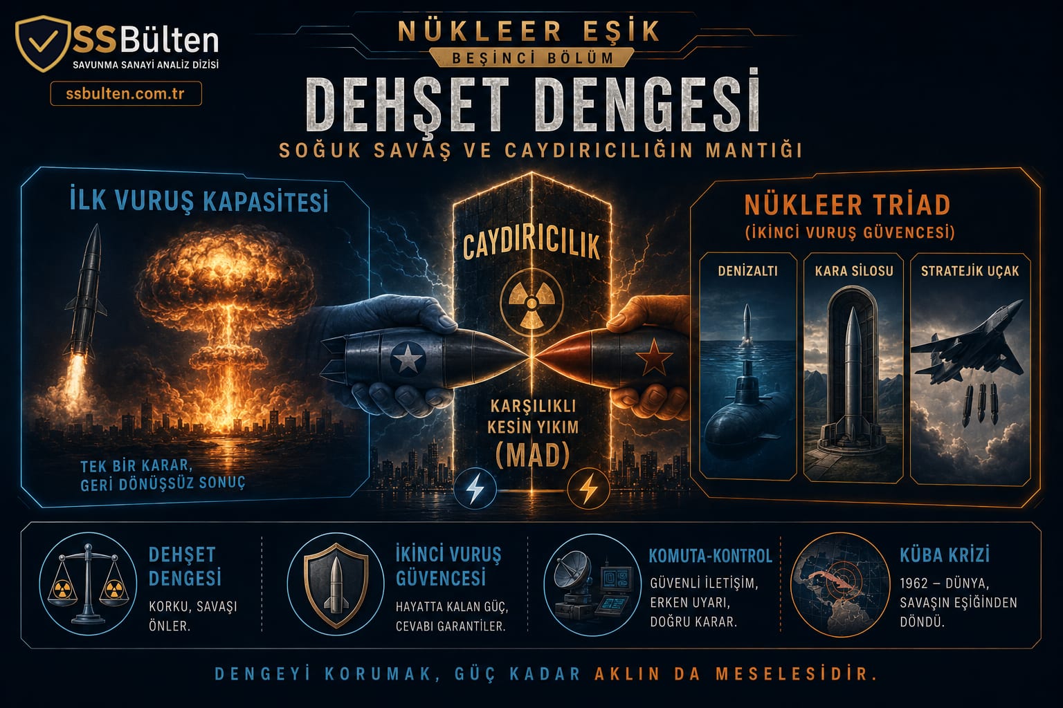Dehşet dengesi: Soğuk Savaş ve caydırıcılığın mantığı