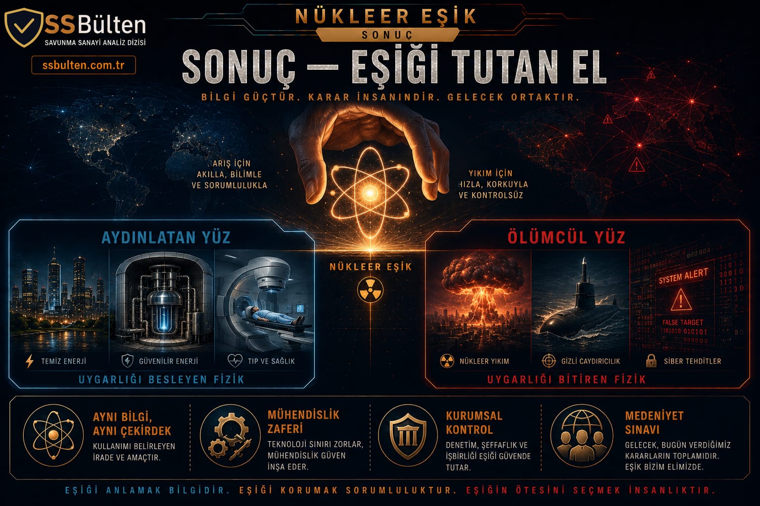 Sonuç: eşiği tutan el